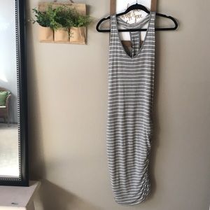 Athleta Racerback Side Ruched Dress